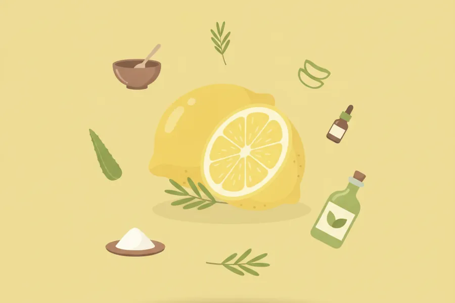 Illustration for 10 Home Remedies To Treat Dandruff At Home