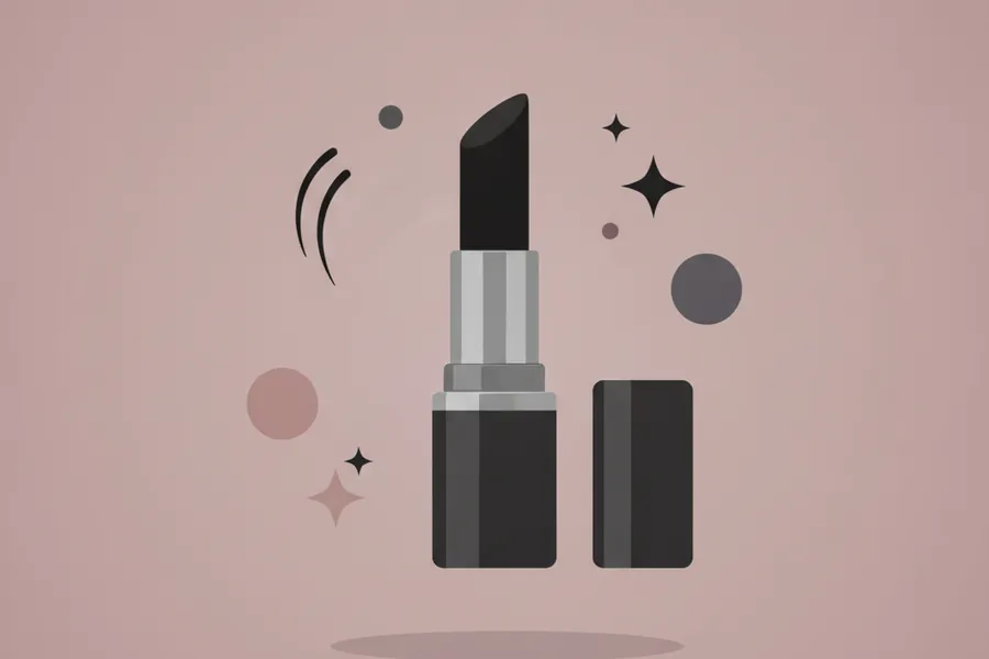 Illustration for Amazing black lipsticks which give you a fashionable look