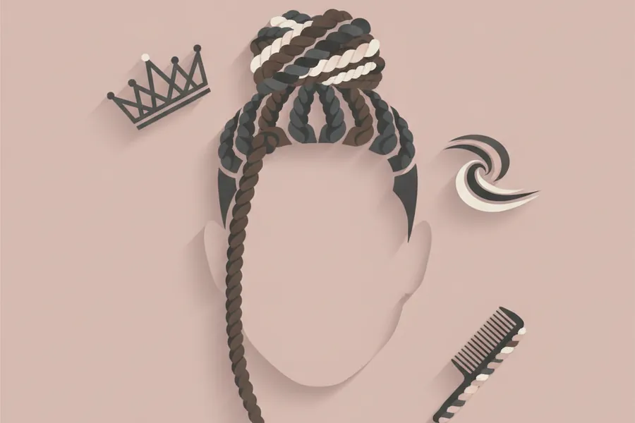 Illustration for Top 8 Trending Box Braids Men Hairstyles for 2023