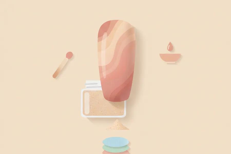 Illustration for Dip Powder Nails Ideas for Long Lasting Nail Colors