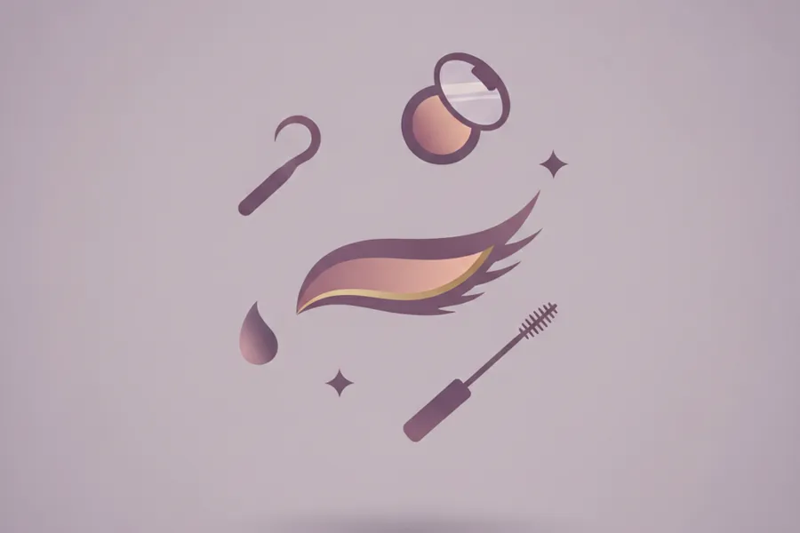 Illustration for Eye make ups