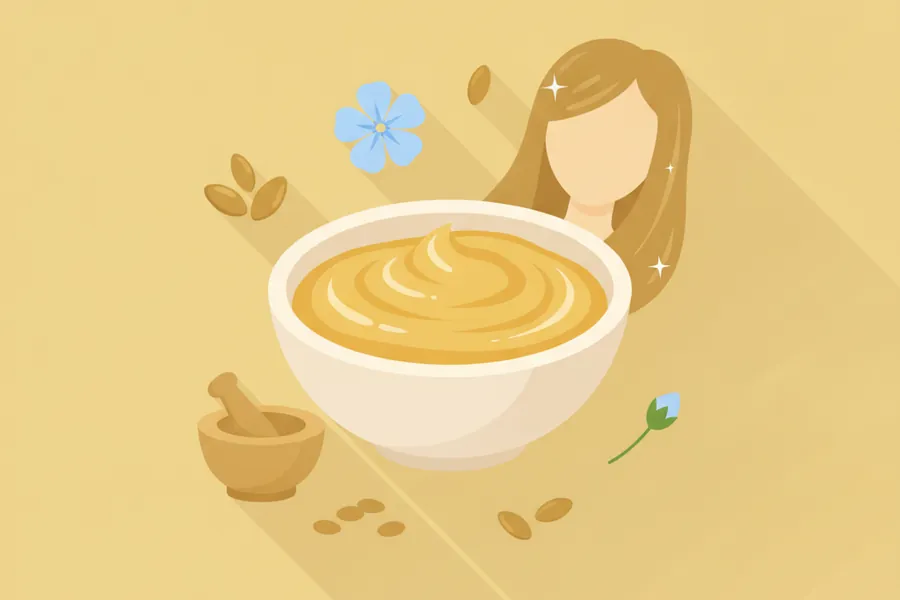 Illustration for Flaxseed Benefits for Hair: Learn DIY Solutions for Luscious Hair