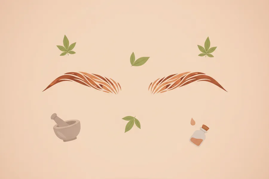 Illustration for Henna Brows: The Best Way to Naturally Beautify Your Eyebrows