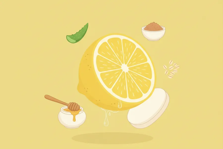 Illustration for Home Remedies for Black Spots on Face for Deep Cleaning