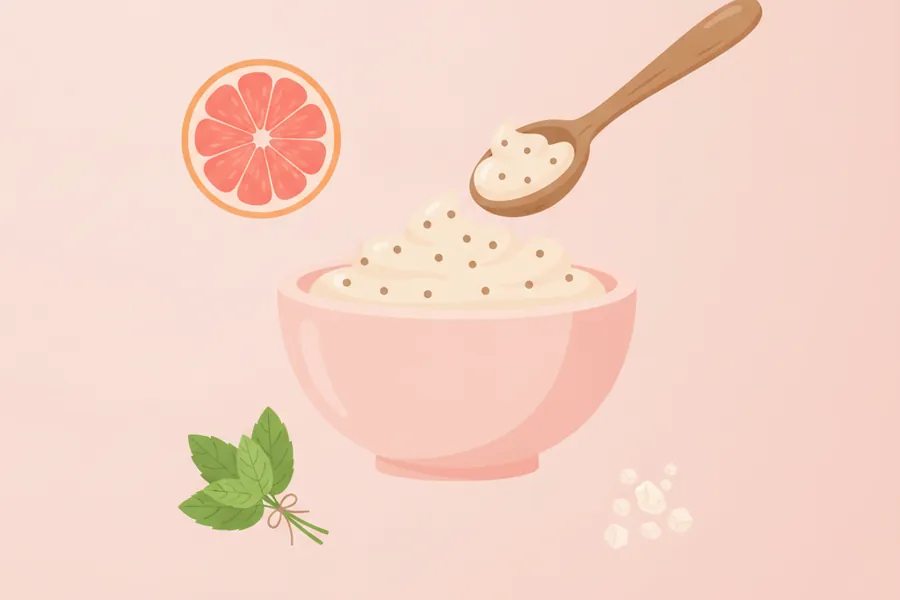 Illustration for Best Homemade Face Scrub to Exfoliate Your Skin