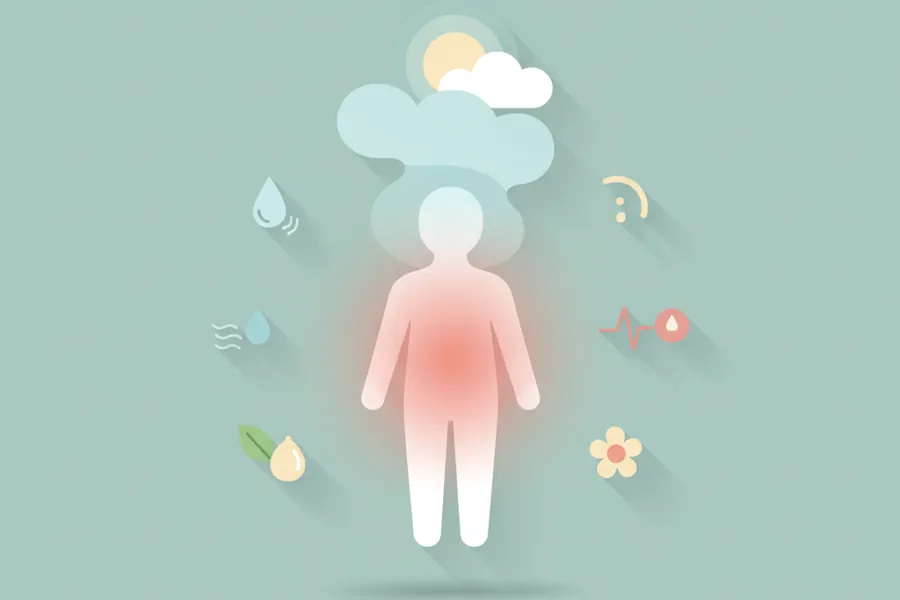 Illustration for How to Reduce Body Heat and What Are the Symptoms?