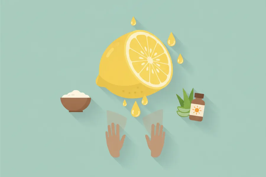 Illustration for How to Remove Tan From Hands and Legs With Home Remedies