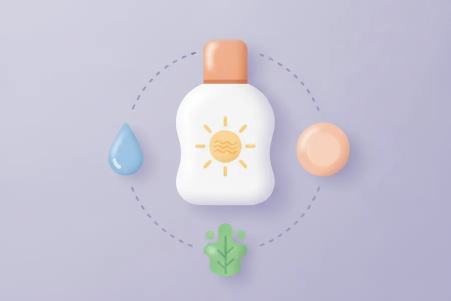 Illustration for How to slot sunscreen into your daily skincare routine