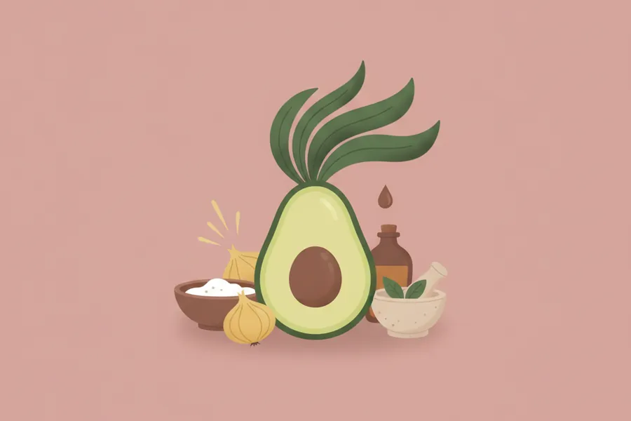 Illustration for How to Stop Hair Fall Immediately at Home With Natural Remedies