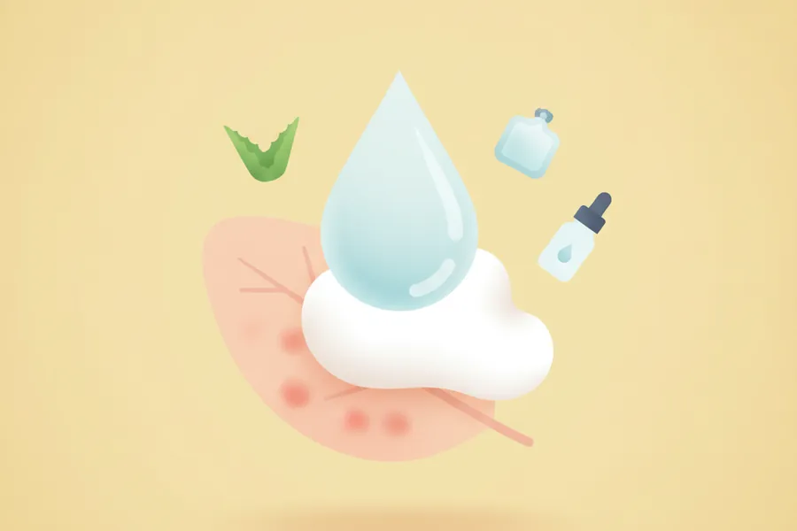 Illustration for How to Treat Chemical Burn on Face From Skincare