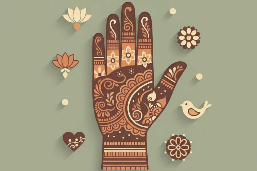 Illustration for Seven Divine Bridal Mehndi Designs Which You Should  Not Miss