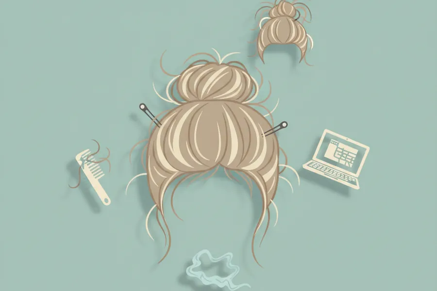 Illustration for Unprofessional Hairstyles for Interviews and Meetings