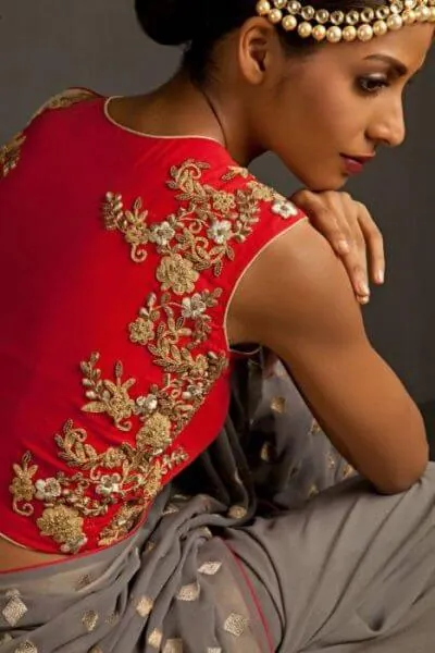Latest Maggam work blouse designs 2019