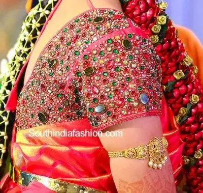 Latest Maggam work blouse designs 2019, picture 6